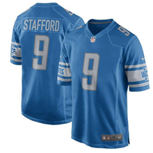 Load image into Gallery viewer, Matthew Stafford Detroit Lions Nike 2017 Game Jersey - Blue