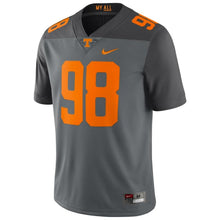 Load image into Gallery viewer, #98 Tennessee Volunteers Nike Limited Football Jersey - Gray