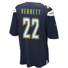 Load image into Gallery viewer, Jason Verrett Los Angeles Chargers Nike Game Jersey - Navy Blue