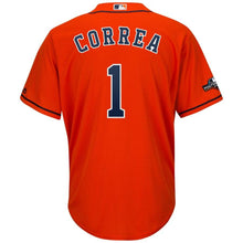 Load image into Gallery viewer, Carlos Correa Houston Astros Majestic 2019 Postseason Official Cool Base Player Jersey - Orange