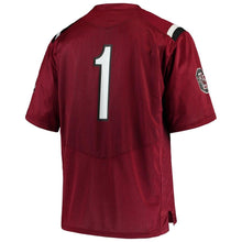 Load image into Gallery viewer, #1 South Carolina Gamecocks Under Armour Team Replica Football Jersey - Garnet