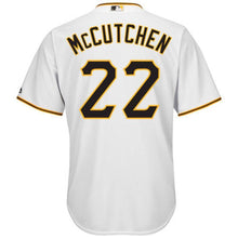 Load image into Gallery viewer, Andrew McCutchen Pittsburgh Pirates Majestic Cool Base Player Jersey - White