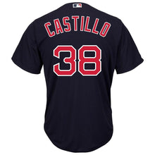 Load image into Gallery viewer, Rusney Castillo Boston Red Sox Majestic Cool Base Player Jersey - Navy