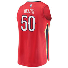 Load image into Gallery viewer, Emeka Okafor New Orleans Pelicans Fanatics Branded Fast Break Player Jersey Red - Statement Edition