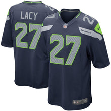 Load image into Gallery viewer, Eddie Lacy Seattle Seahawks Nike Game Jersey - Navy