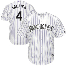 Load image into Gallery viewer, Pat Valaika Colorado Rockies Majestic Home Cool Base Player Jersey - White