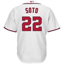 Load image into Gallery viewer, Juan Soto Washington Nationals Majestic Home Official Cool Base Player Jersey - White