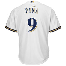 Load image into Gallery viewer, Manny Pina Milwaukee Brewers Majestic Home Cool Base Player Jersey - White