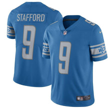 Load image into Gallery viewer, Matthew Stafford Detroit Lions Nike 2017 Vapor Untouchable Limited Player Jersey - Blue- Steel