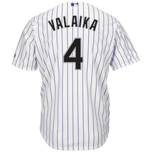 Load image into Gallery viewer, Pat Valaika Colorado Rockies Majestic Home Cool Base Player Jersey - White
