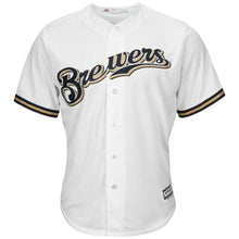 Load image into Gallery viewer, Keon Broxton Milwaukee Brewers Majestic Home Cool Base Replica Player Jersey - White