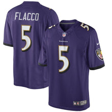 Load image into Gallery viewer, Joe Flacco Baltimore Ravens Nike Limited Jersey - Purple
