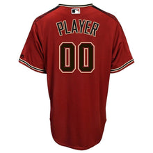 Load image into Gallery viewer, Arizona Diamondbacks Majestic 2017 Cool Base Custom Jersey - Gray/Teal/Crimson