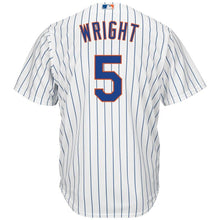 Load image into Gallery viewer, David Wright New York Mets Majestic Home Replica Cool Base Player Jersey - White/Royal