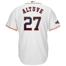 Load image into Gallery viewer, Jose Altuve Houston Astros Majestic 2019 Postseason Official Cool Base Player Jersey - White