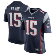 Load image into Gallery viewer, N'Keal Harry New England Patriots Nike Game Jersey - Navy