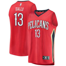 Load image into Gallery viewer, Cheick Diallo New Orleans Pelicans Fanatics Branded Fast Break Player Jersey Red - Statement Edition