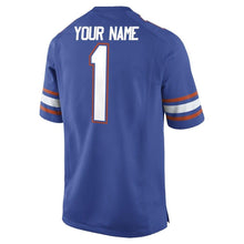 Load image into Gallery viewer, Florida Gators Nike Custom Replica Football Jersey - Royal