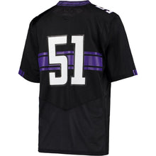 Load image into Gallery viewer, #51 Northwestern Wildcats Under Armour Replica Football Jersey - Black -