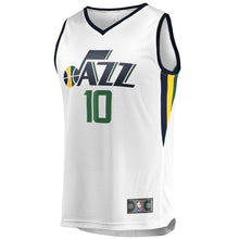 Load image into Gallery viewer, Mike Conley Utah Jazz Fanatics Branded White Fast Break Jersey - Association Edition