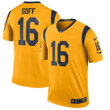 Load image into Gallery viewer, Jared Goff Los Angeles Rams Nike Color Rush Legend Player Jersey - Gold