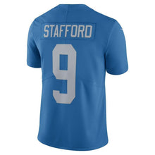 Load image into Gallery viewer, Matthew Stafford Detroit Lions Nike 2017 Throwback Vapor Untouchable Limited Player Jersey - Blue