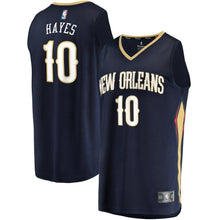 Load image into Gallery viewer, Jaxson Hayes New Orleans Pelicans Fanatics Branded Fast Break Jersey Navy - Icon Edition