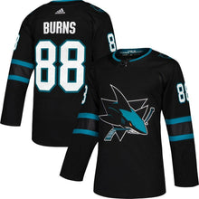 Load image into Gallery viewer, Brent Burns San Jose Sharks adidas Alternate Player Jersey - Black