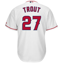 Load image into Gallery viewer, Mike Trout Los Angeles Angels Majestic Cool Base Player Jersey - White