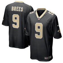 Load image into Gallery viewer, Drew Brees New Orleans Saints Nike Team Color Game Jersey - Black