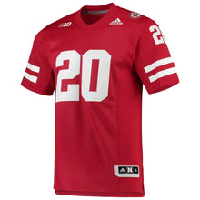 Load image into Gallery viewer, Nebraska Cornhuskers adidas Team Premier Football Jersey - Scarlet