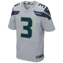 Load image into Gallery viewer, Russell Wilson Seattle Seahawks Nike Elite Jersey - Gray