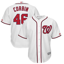Load image into Gallery viewer, Patrick Corbin Washington Nationals Majestic Home Cool Base Player Jersey - White