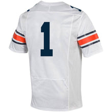 Load image into Gallery viewer, #1 Auburn Tigers Under Armour Premier Football Jersey - White