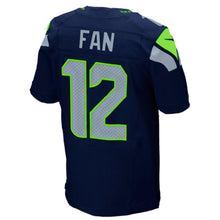 Load image into Gallery viewer, 12s Seattle Seahawks Nike Elite Jersey - College Navy