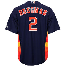 Load image into Gallery viewer, Alex Bregman Houston Astros Majestic Fashion Official Cool Base Replica Player Jersey - Navy