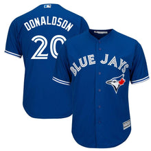 Load image into Gallery viewer, Josh Donaldson Toronto Blue Jays Majestic Cool Base Player Jersey - Royal