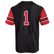 Load image into Gallery viewer, #1 Utah Utes Under Armour Team Replica Football Jersey - Black