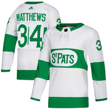Load image into Gallery viewer, Auston Matthews Toronto St. Pats adidas Player Jersey - White