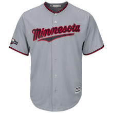 Load image into Gallery viewer, Minnesota Twins Majestic 2019 Postseason Road Official Cool Base Team Jersey - Gray