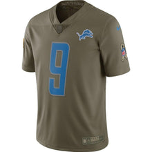 Load image into Gallery viewer, Matthew Stafford Detroit Lions Nike Salute To Service Limited Jersey - Olive