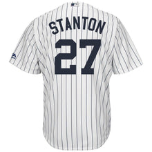 Load image into Gallery viewer, Giancarlo Stanton New York Yankees Majestic Cool Base Replica Player Jersey - White