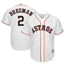 Load image into Gallery viewer, Alex Bregman Houston Astros Majestic Home Official Cool Base Player Replica Jersey - White