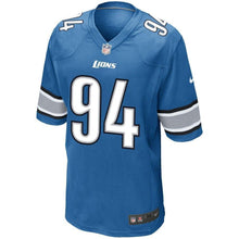 Load image into Gallery viewer, Ezekiel Ansah Detroit Lions Nike Game Jersey - Light Blue