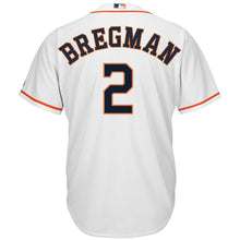 Load image into Gallery viewer, Alex Bregman Houston Astros Majestic Home Official Cool Base Player Replica Jersey - White