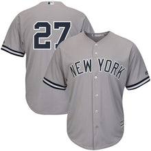 Load image into Gallery viewer, Giancarlo Stanton New York Yankees Majestic Cool Base Player Replica Jersey - Gray
