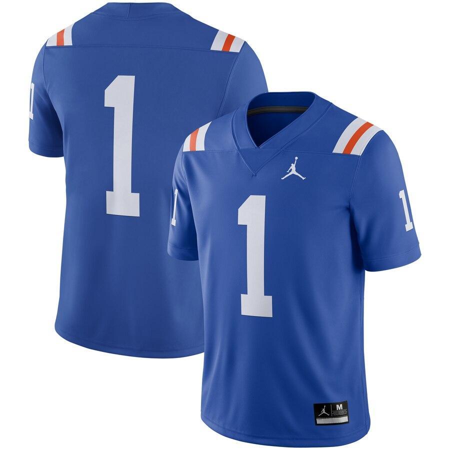 #1 Florida Gators Jordan Brand Throwback Alternate Game Jersey - Royal