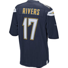 Load image into Gallery viewer, Philip Rivers Los Angeles Chargers Nike Game Jersey - Navy Blue