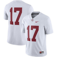 Load image into Gallery viewer, #17 Alabama Crimson Tide Nike Game Jersey - White
