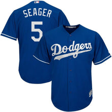 Load image into Gallery viewer, Corey Seager Los Angeles Dodgers Majestic Fashion Official Cool Base Player Jersey - Royal